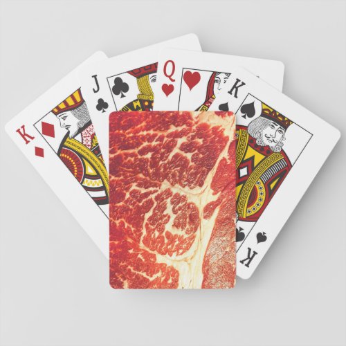 Meat  playing cards