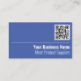 Meat Product Supplies QR Code Business Card
