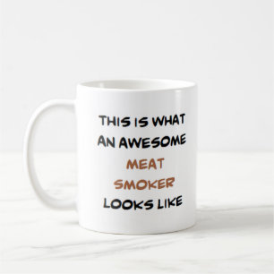 meat smoker, awesome coffee mug