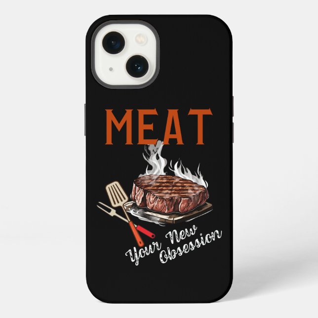 Meat Your New Obsession Iphone Case (Back)