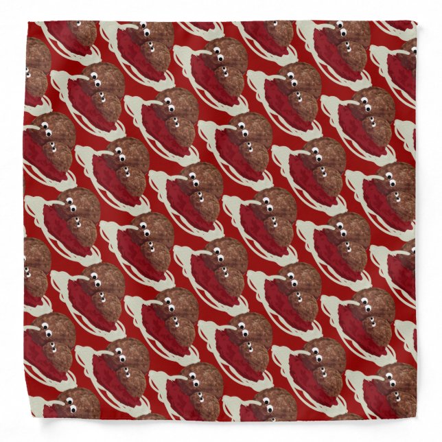 Meatball Eating Spaghetti Bandana (Front)