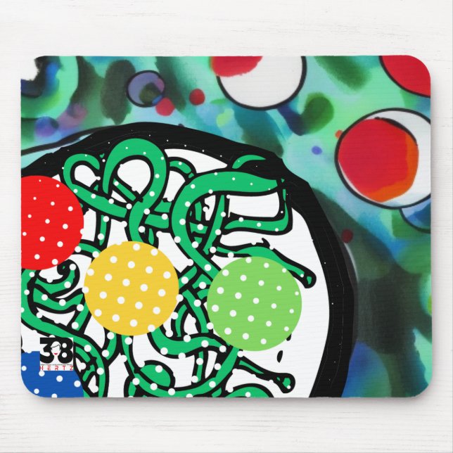 Meatball Madness Mouse Pad (Front)