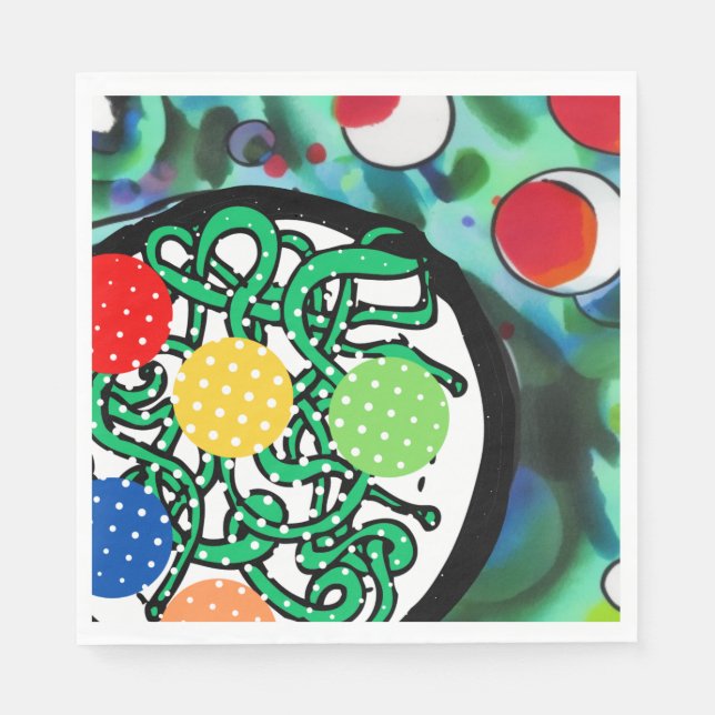 Meatball Madness Napkins (Front)