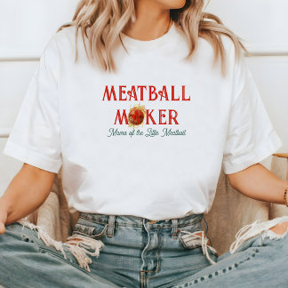 Meatball Maker | Mama of the Little Meatball Tri-Blend Shirt