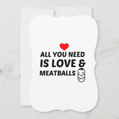 MEATBALLS AND LOVE ANNOUNCEMENT