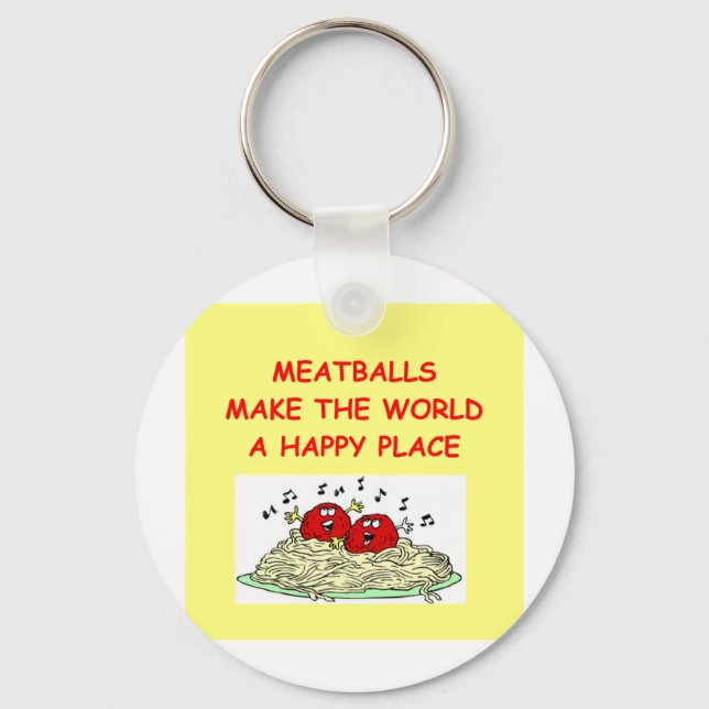 meatballs keychain (Front)