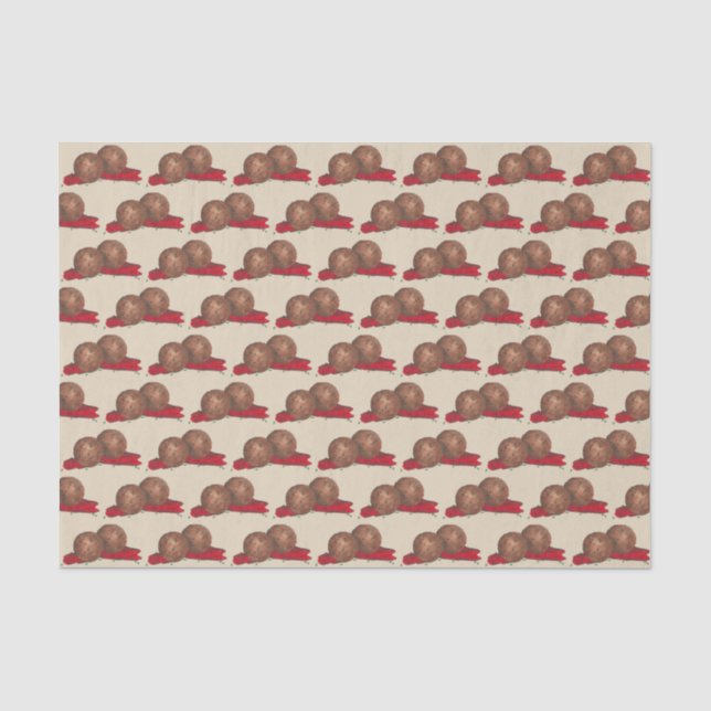 Meatballs Marinara Italian Restaurant Food Cooking Tissue Paper (Front)