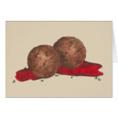 Meatballs Marinara Italian Restaurant Foodie Chef (Front Horizontal)