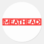 Meathead Stamp Classic Round Sticker