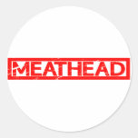 Meathead Stamp Classic Round Sticker