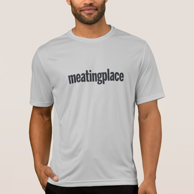 Meatingplace logo tec shirt (Front)