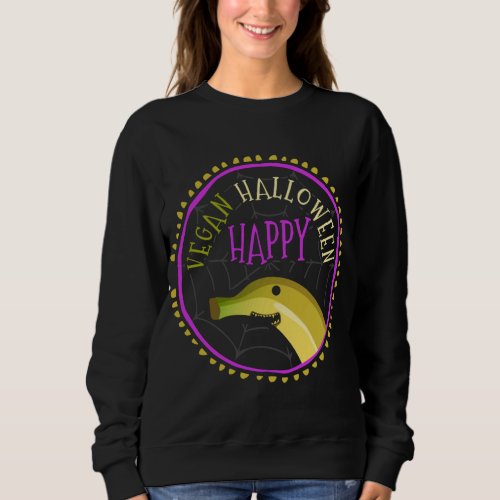 Meatless Fruitarian Vegetarians Vegans Halloween C Sweatshirt