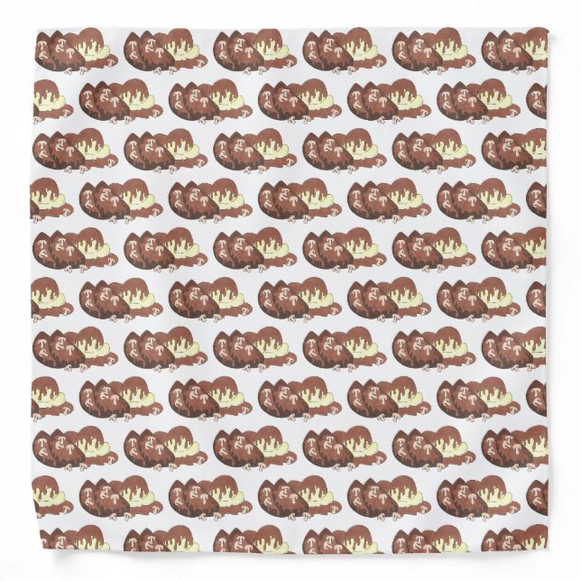 Meatloaf Meat Loaf Potatoes Mushroom Gravy Foodie Bandana (Front)