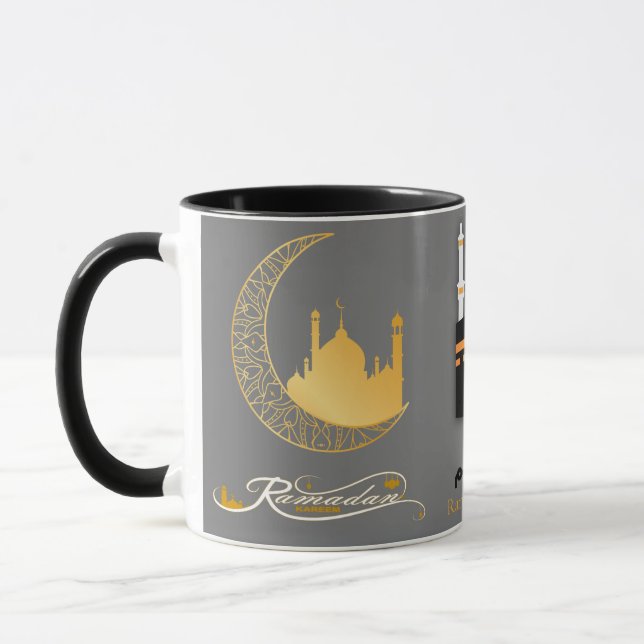 Mecca and Ramadan Mubarak 2019 Mug (Left)