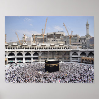 Mecca Arabic Makkah Saudi Arabia Poster