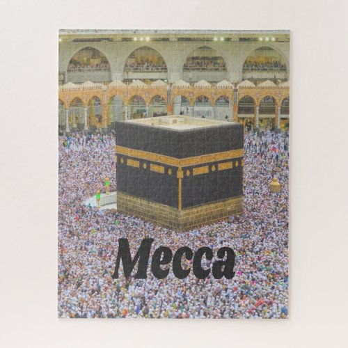 Mecca Saudi Arabia Islams holiest city Kaaba Jigsaw Puzzle