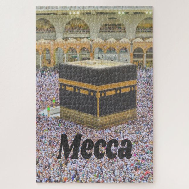 Mecca Saudi Arabia Islam’s holiest city, Kaaba Jigsaw Puzzle (Vertical)