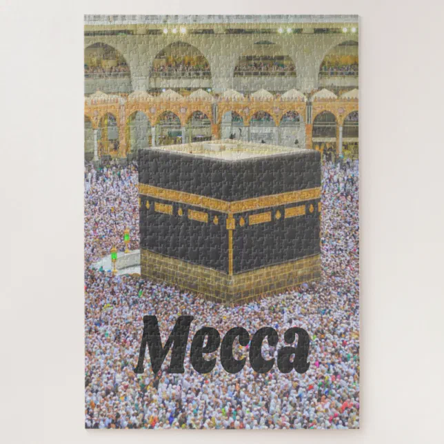 Mecca Saudi Arabia Islam’s holiest city, Kaaba Jigsaw Puzzle Zazzle