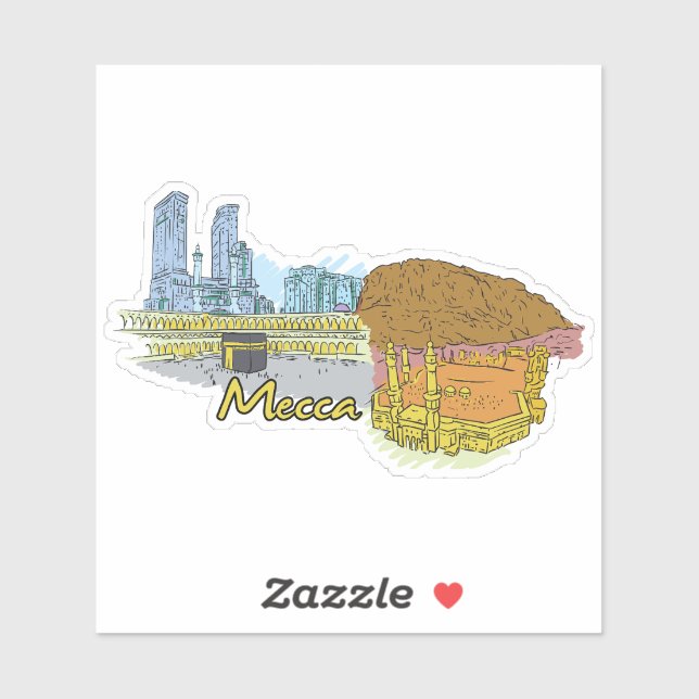 mecca sticker (Sheet)