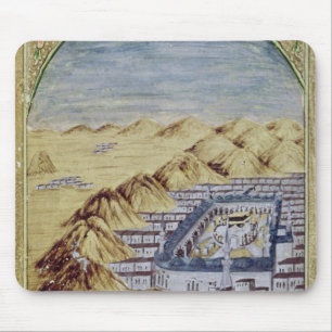 Mecca surrounded by the Mountains of Arafa Mouse Pad