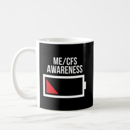 Mecfs Awareness Running Low Battery Coffee Mug