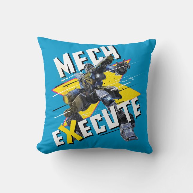 MECH Execute Throw Pillow (Front)