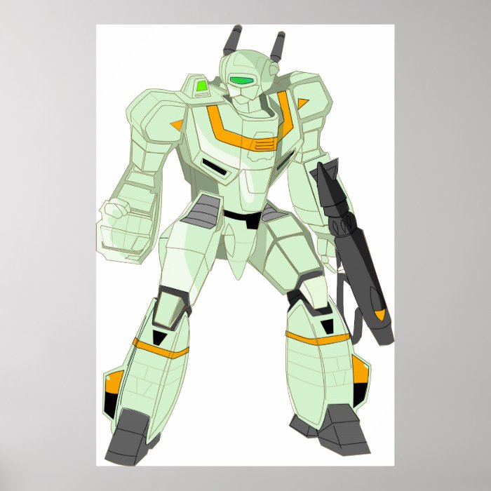 Mech Warrior Godzenant Poster