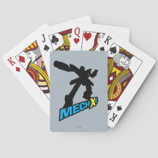 Mech X4 Silhouette Poker Cards