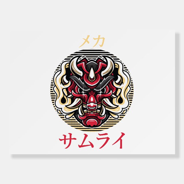 Mecha Oni Legends Foam Board (Front)