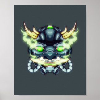 Mecha Oni Poster