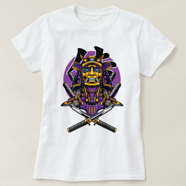 Mecha Samurai T-Shirt (Design Front)