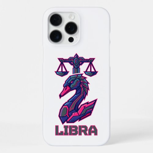 Mecha SciFi Cyber Libra Zodiac Gaming Armor iPhone 16 Pro Max Case