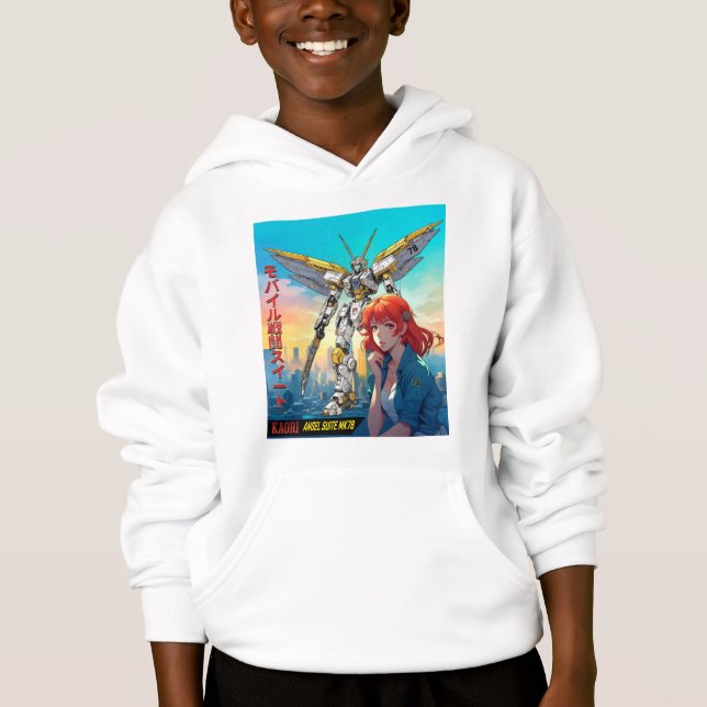 MECHA WARRIOR - KAORI'S ANGEL SUITE MK78  HOODIE (Front)