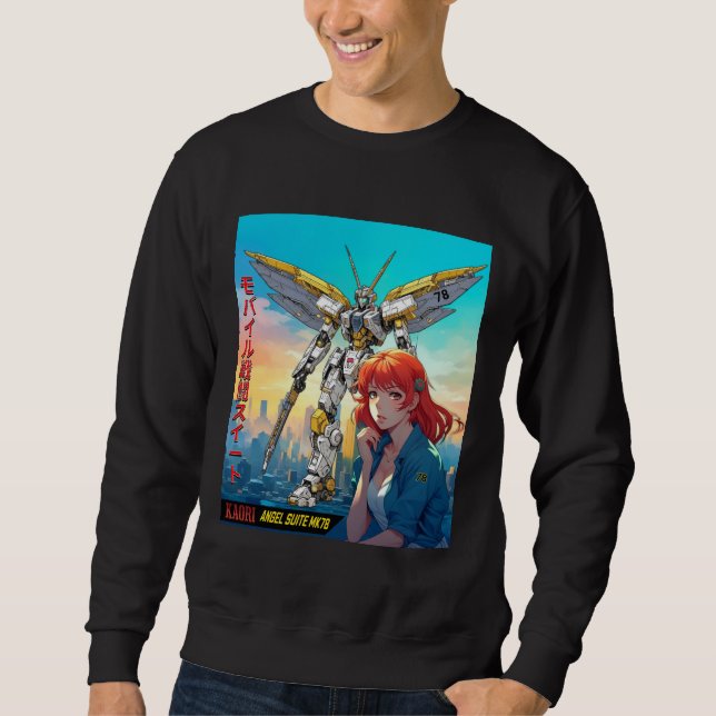 MECHA WARRIOR - KAORI'S ANGEL SUITE MK78  SWEATSHIRT (Front)