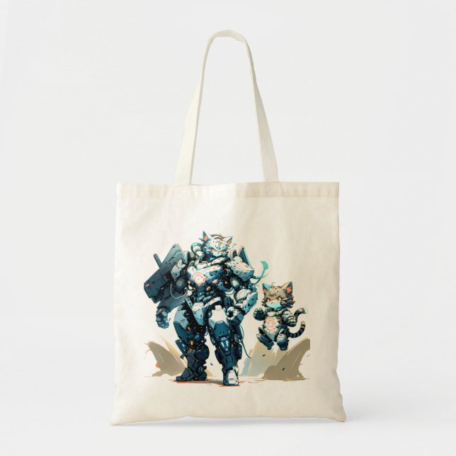 MechaCat Tote bag - American Shorthair (Front)