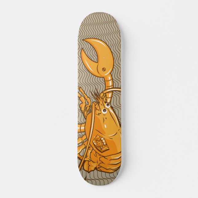 MechaLobster Skateboard Deck (Front)