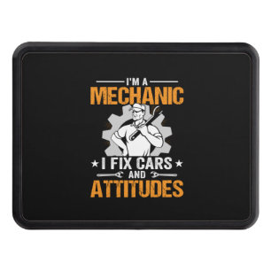Mechanic Art I Am A Mechanic I Fix Hitch Cover