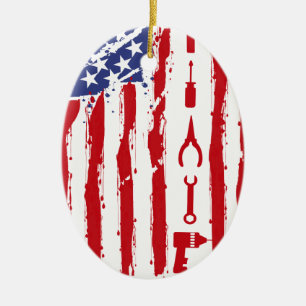 Mechanic - Auto Mechanic car maintenance trade Ceramic Ornament