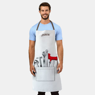 Mechanic Auto Technician Vehicle Repairman Fun Apron