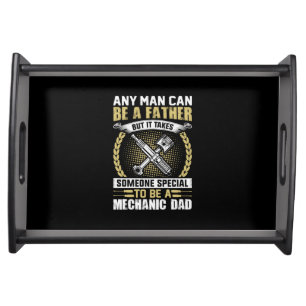 Mechanic Be A Mechanic Dad Serving Tray