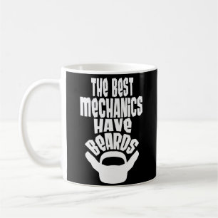 Mechanic Beard Coffee Mug Funny Gift Diesel Car