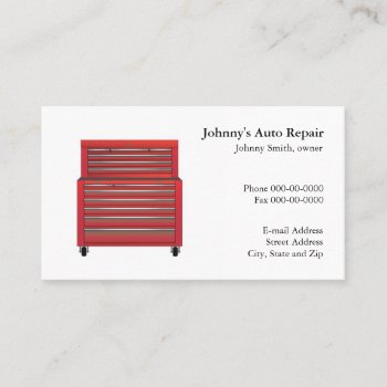 Mechanic Business Card by BusinessCardsCards at Zazzle