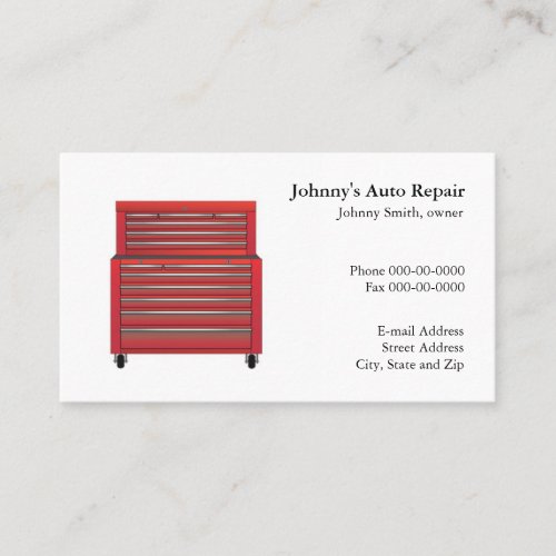 Mechanic Business Card