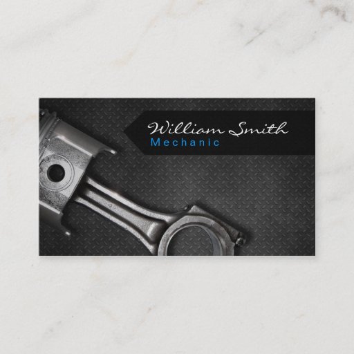 Customizable Mechanic business card