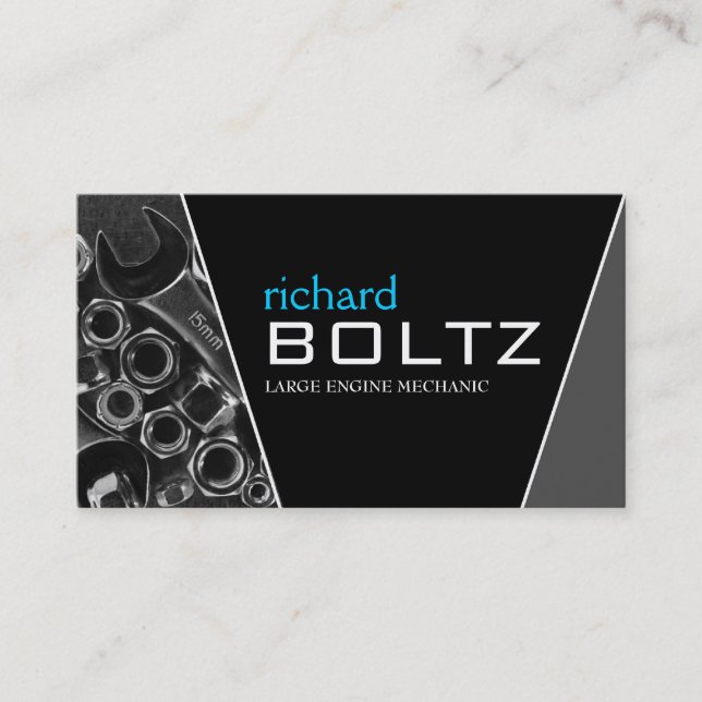 Mechanic - Business Cards (Front)