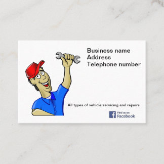 Mechanic Business Cards - Make them your own