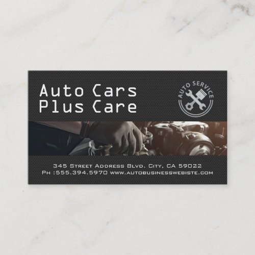 Mechanic Car Care | Performance Shop Business Card
