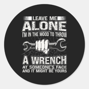 Mechanic Car Guy Car Garage 20 Classic Round Sticker