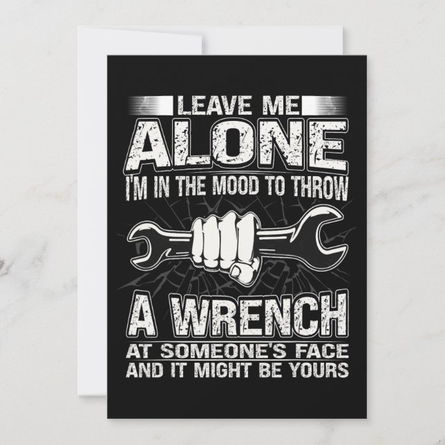 Mechanic Car Guy Car Garage 20 Invitation (Front)