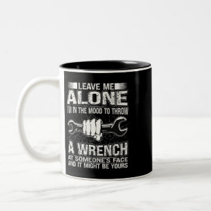 Mechanic Car Guy Car Garage 20 Two-Tone Coffee Mug